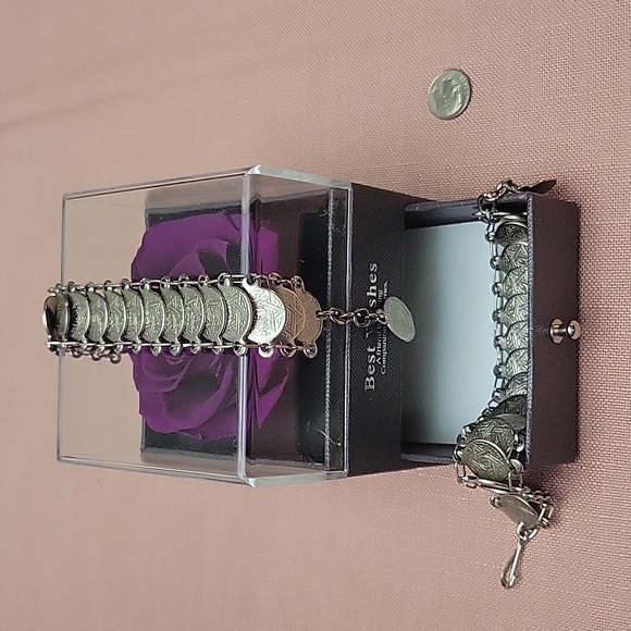 Vintage jewish coin braclet - Picture 1 of 7